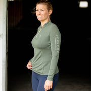 Funktionsshirt Equestrian Courage Oliv