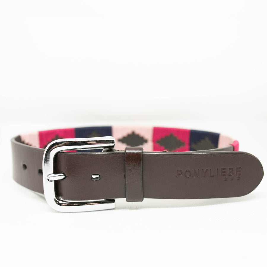 Gürtel Rosa Pink Navy